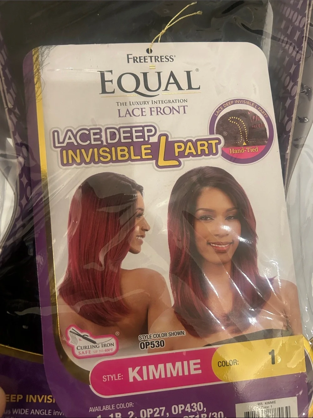 Freetress Equal Lace Deep Invisible L Part Wig - Kimmie (Color 1)